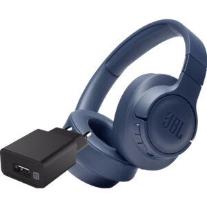 JBL Tune 760NC Blauw + XtremeMac Oplader met Usb A Poort 12W