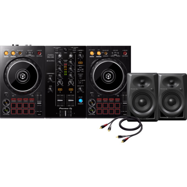 Pioneer DDJ-400 + Pioneer DM-40 Duo Pack Zwart + Procab CLA8